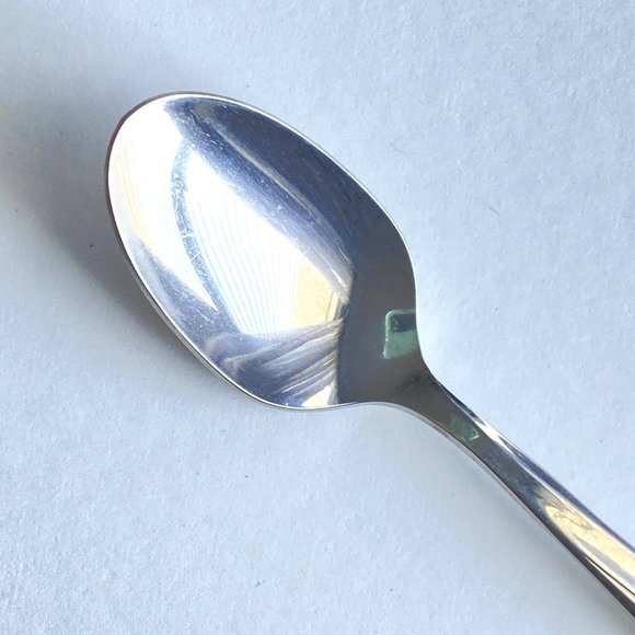 Vintage Oneida Stainless Twin Star Demitasse Spoon General Mills Betty Crocker - Picture 5 of 7